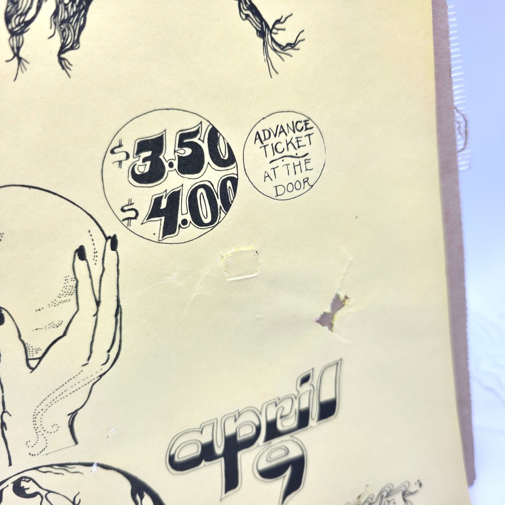 Mark-Almond Handbill Finnigan & Wood Resurrection Cabaret San Francisco 1972