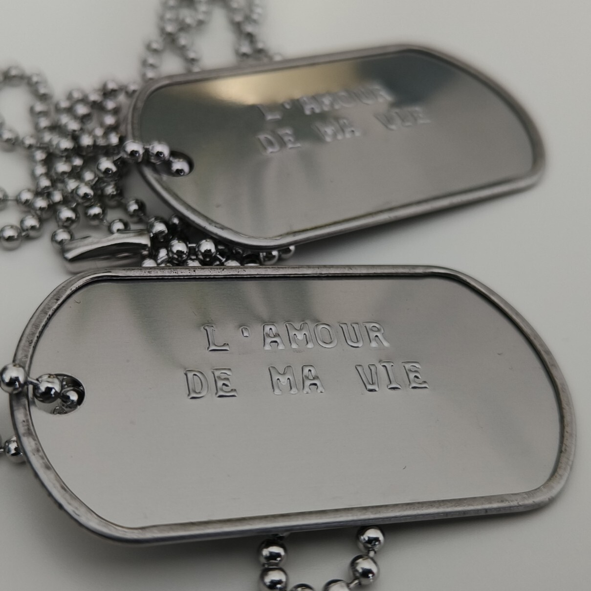 Personalized Original US Army Dog Tags, 304 Stainless Steel, Military Dog Tags