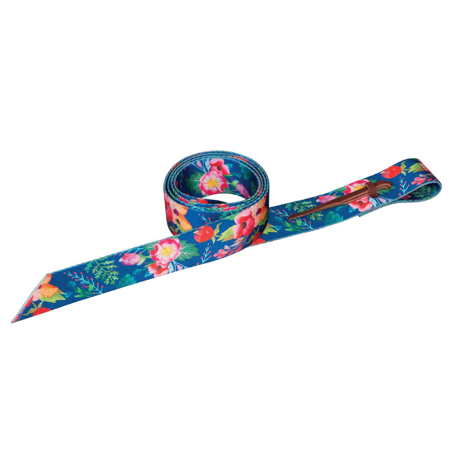 Patterned Poly Tie Strap with Holes