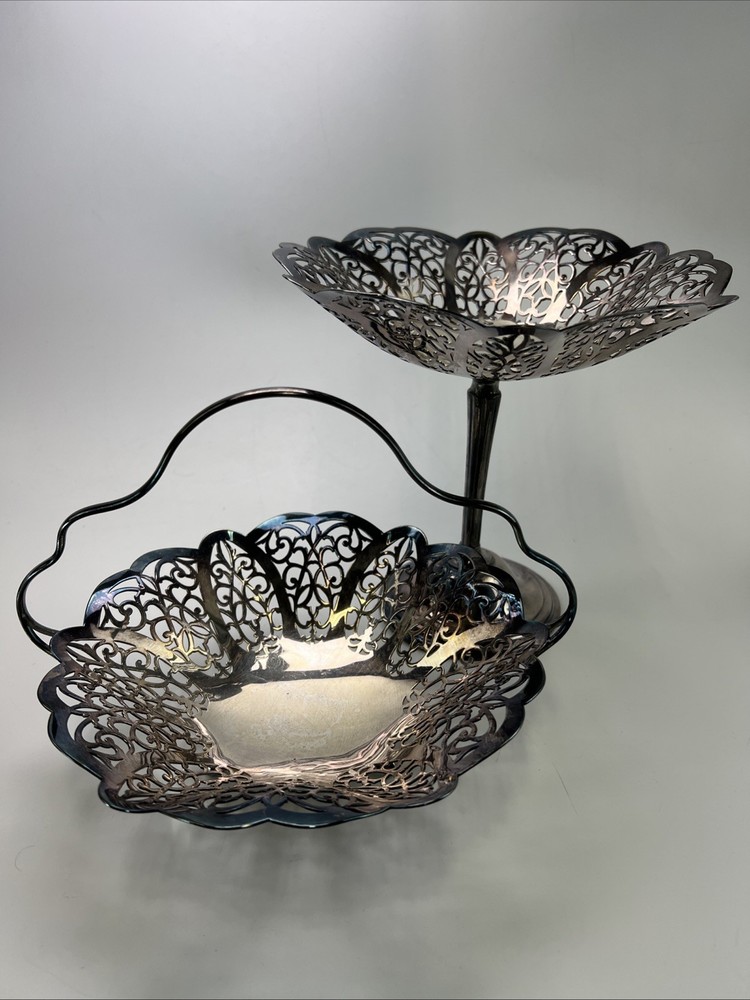 International Silver Co Lovelace Silverplate Serving Pieces 3013 & 3017 EPNS