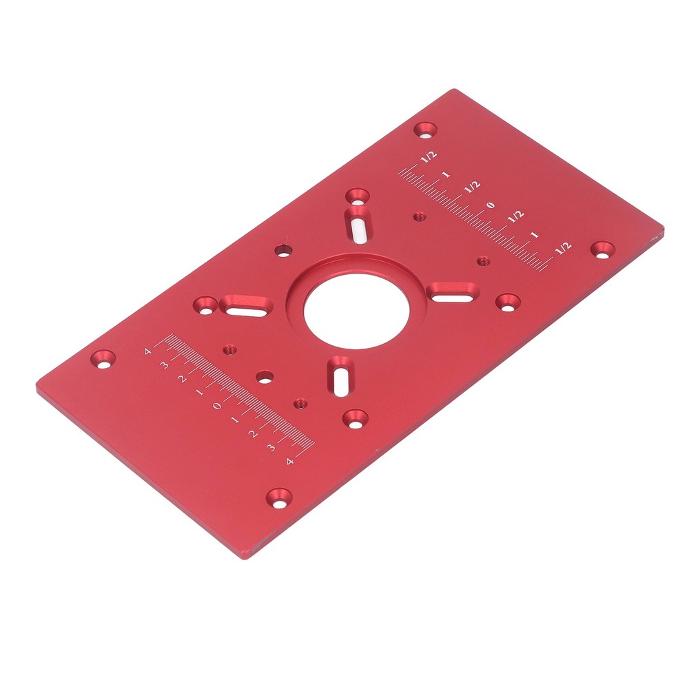 Router Table Insert Plate Lift System Base Board Accessory For Woodworking Red