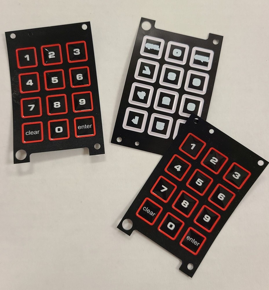 Intellivision 2 Controller Keypad Overlay Repair Part - NEW DESIGN!