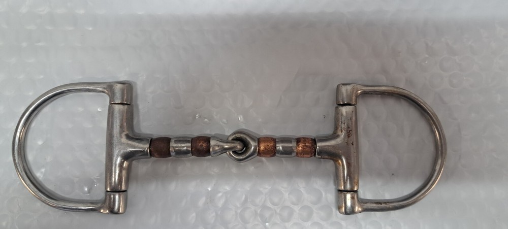 Egg Butt Snaffle Bit Horse Riding with Copper Roller