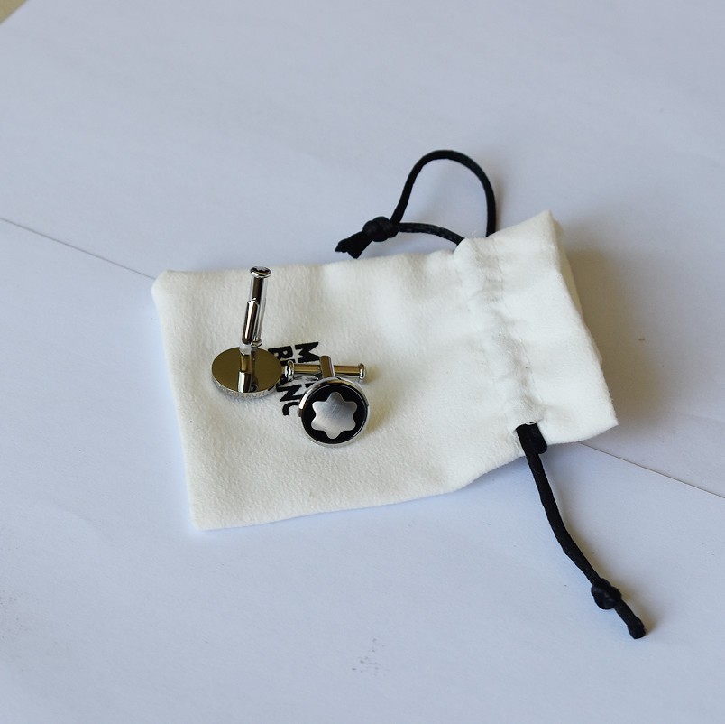 Montblanc Star Round Cufflinks,Stainless Steel Cufflinks,MB116661 No box