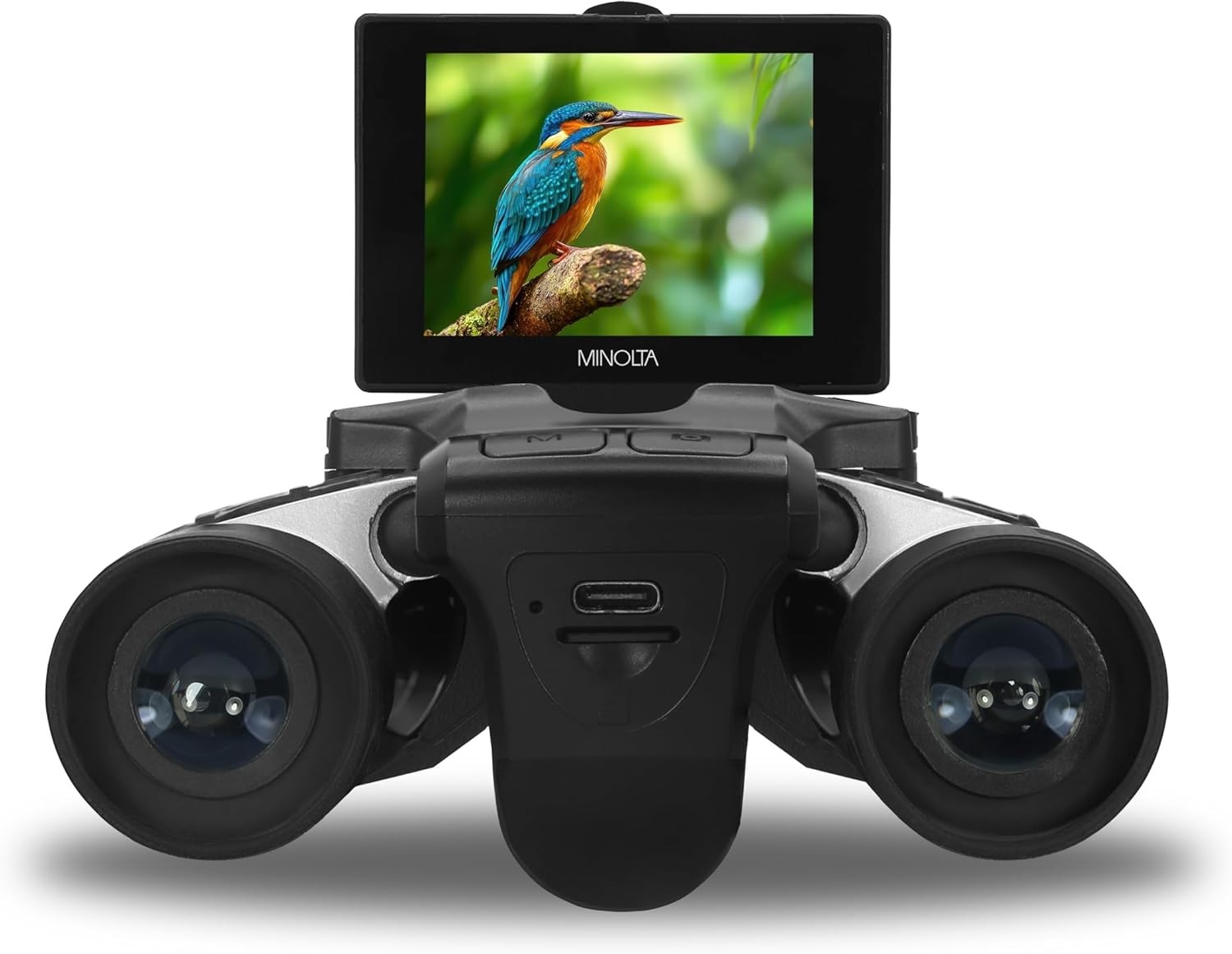 MINOLTA® MN1232A 12x32 Digital Binoculars w/4K UHD Camera