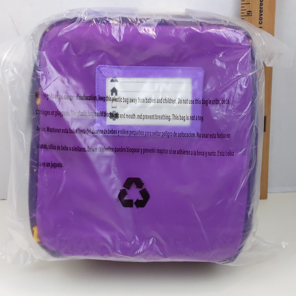 Disney Princess Tiana Lunch Box Purple Dreamer Gold Glitter Kids Insulated Bag