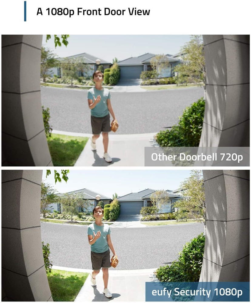 eufy Security Wireless Smart Video Doorbell 1080P Camera Intercom