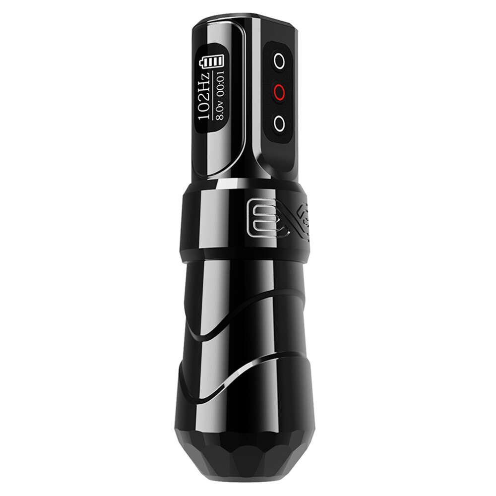 Wireless Tattoo Machine Pen Rotary Coreless Motor 2400mAh Battery LED Display