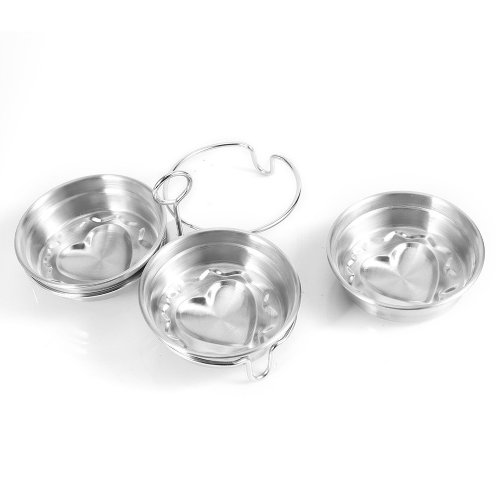 DIY Heart Shape Egg Mold Cooker For Kitchen Tools