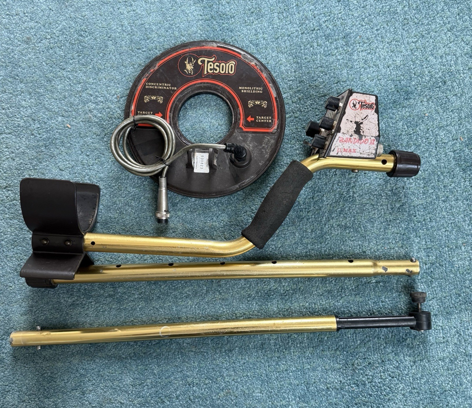 Tesoro Bandido II uMax Metal Detector with ground balance treasure coins relic