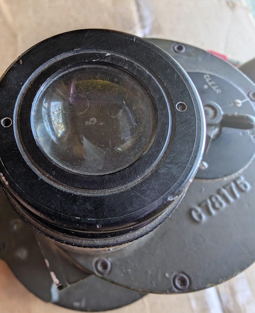 WWII M17 Telescope Elbow M.L. Co. Artillery Sight Working Filter Needs Cleaning