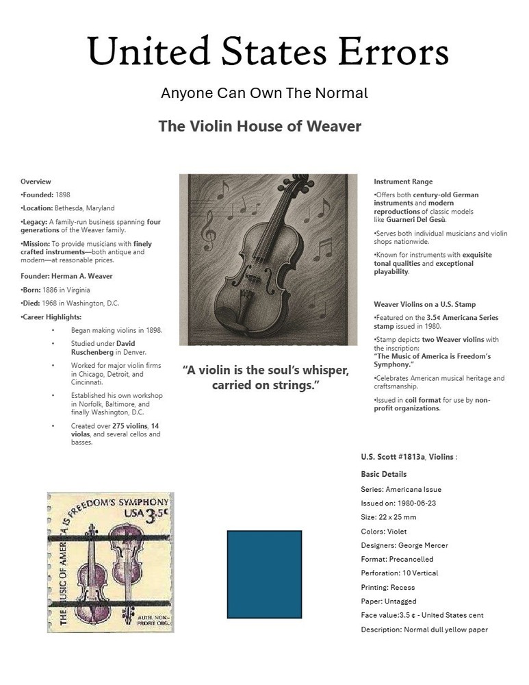 Centsational Custom Presentation Panel For Error SN 1813a - 8.5” X 11”