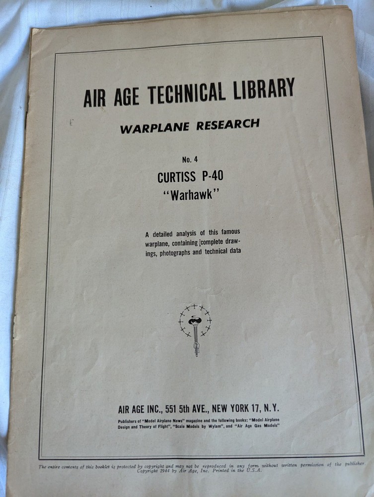 Air Age Technical Library Warplane Research Hellcat Lightning Warhawk Mustang