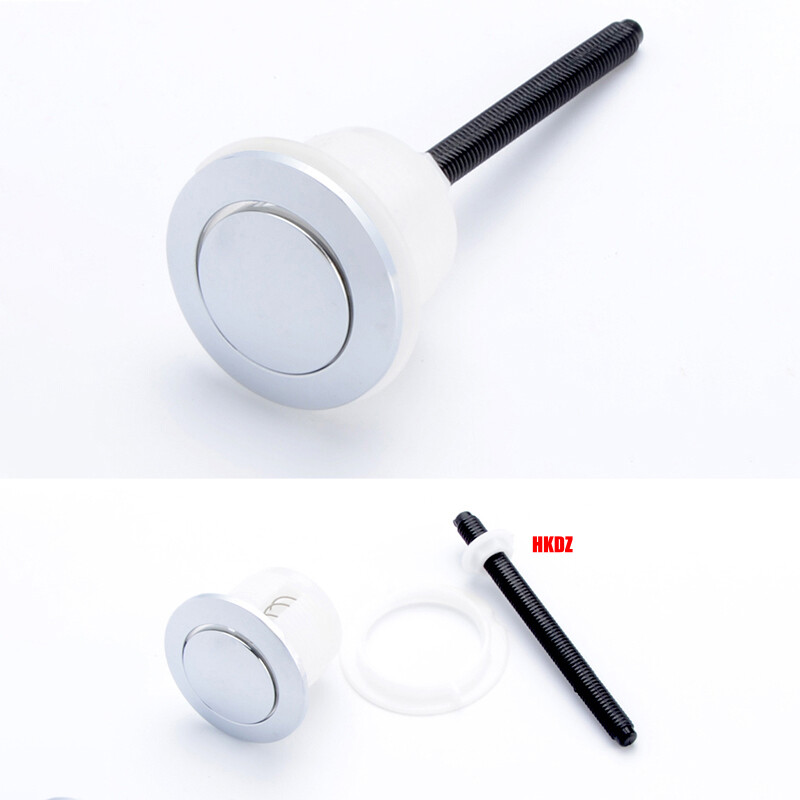 Round Single/Dual Flush Toilet Cistern Push Button Fitting Replace Water Saving