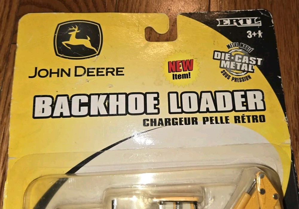 2003p ERTL John Deere Backhoe Loader Construction 1/64 Scale