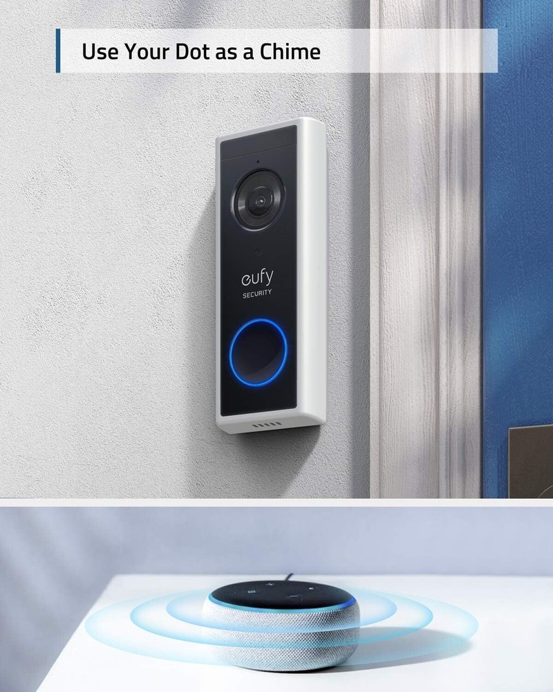 eufy Security Wireless Smart Video Doorbell 1080P Camera Intercom