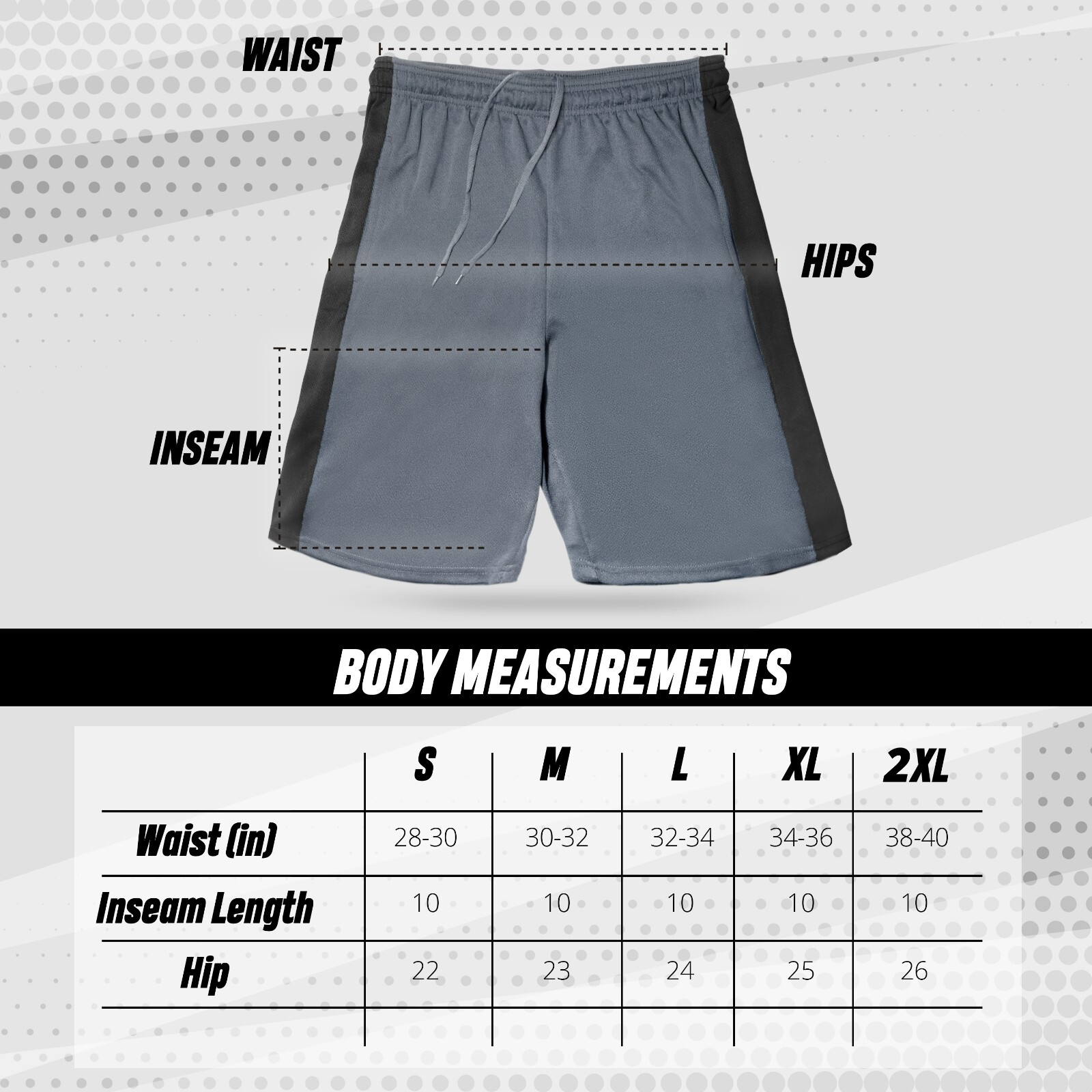 [5 Pack] Men’s Active Athletic Shorts Basketball Running Workout Training Gym