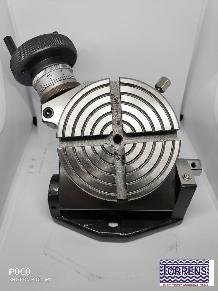 Rotary Table 3" 75mm Tilting with Tailstock Horizontal/ Vertical Rotary Table