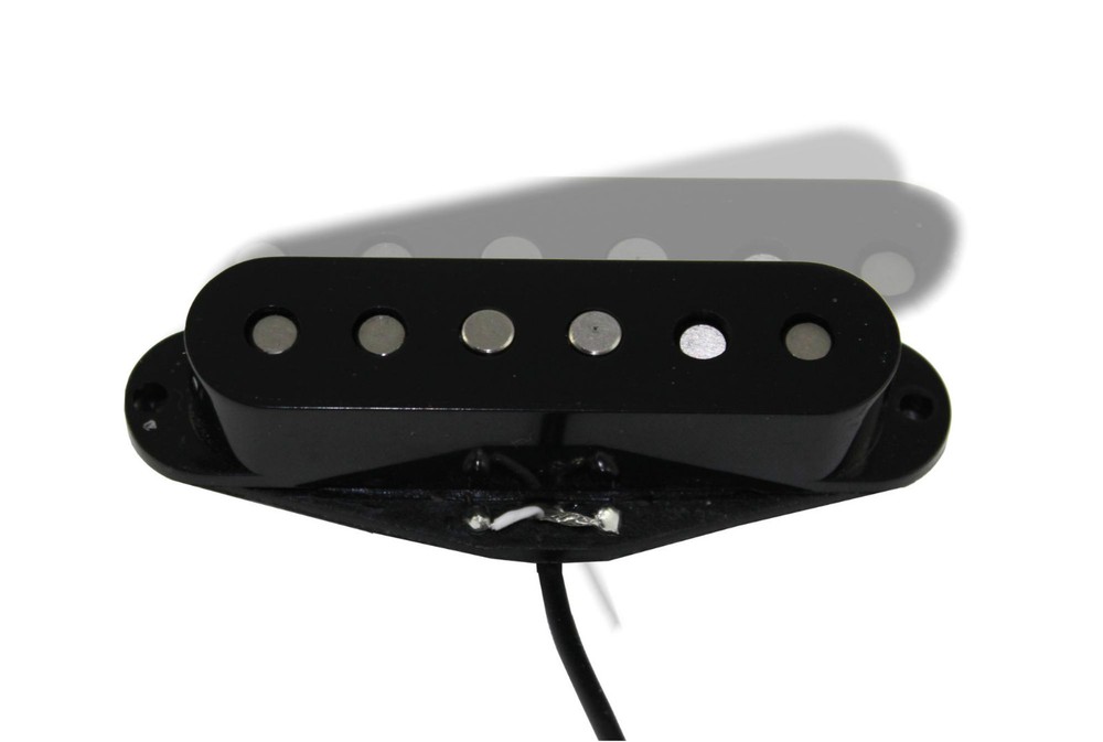 Pickups Single 6.5K Bridge Staggered Pole Black Bitterroot 081090BKBG