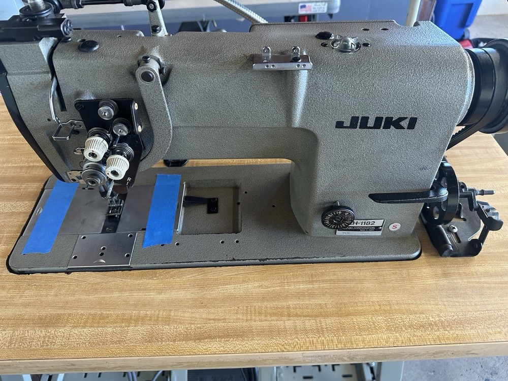 *Juki LH-1182* - Double Needle - Sewing Machine w/ Table & Servo