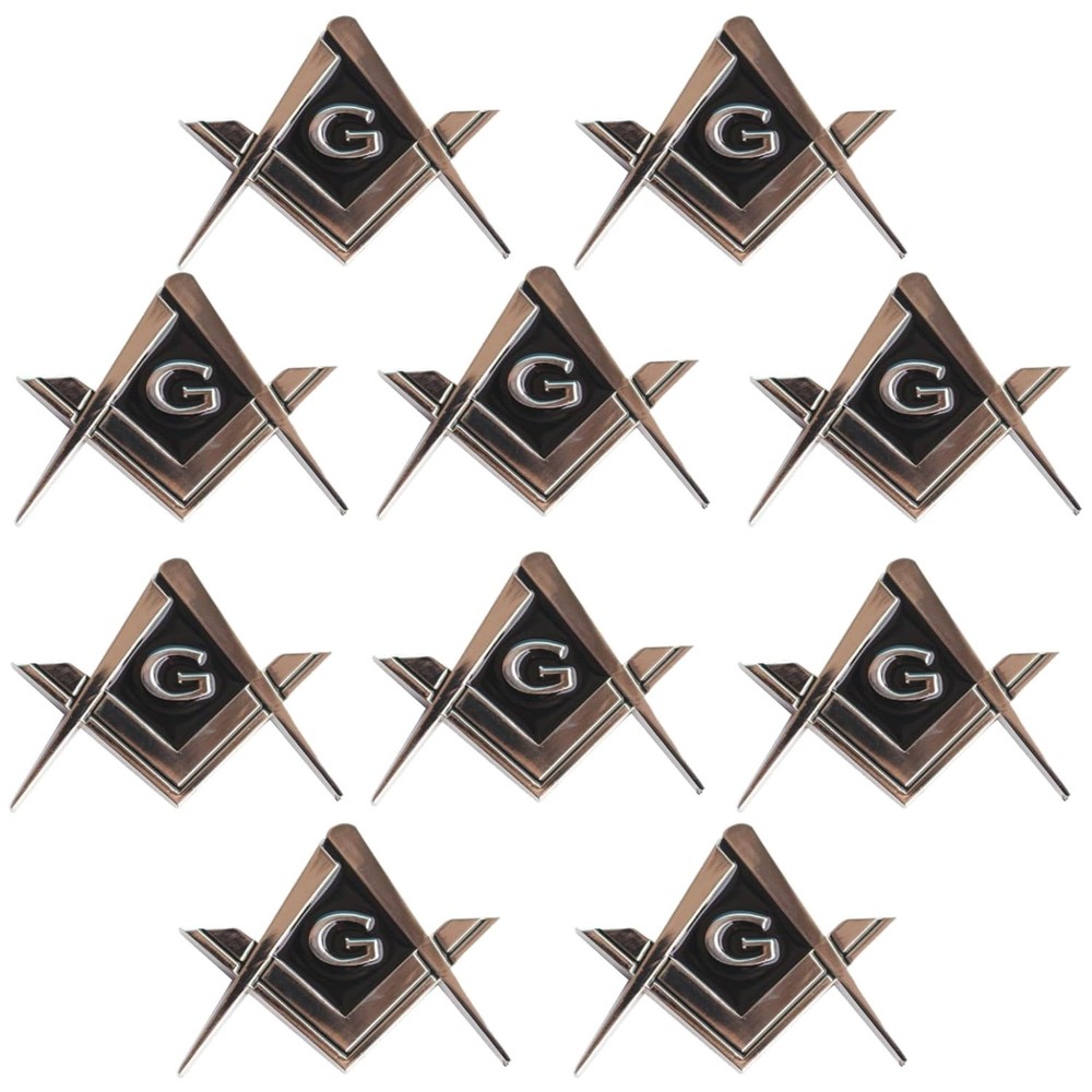 Square and Compasses Car Decal