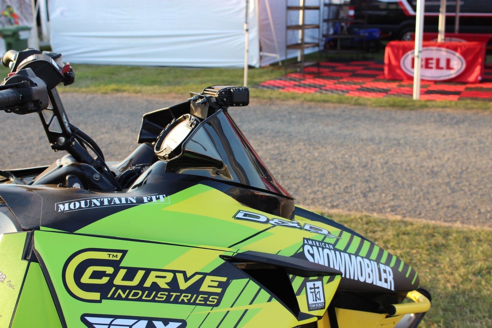 POLARIS SNOWMOBILE UNIVERSAL LED Auxiliary Light Bar w/Mount and Harness