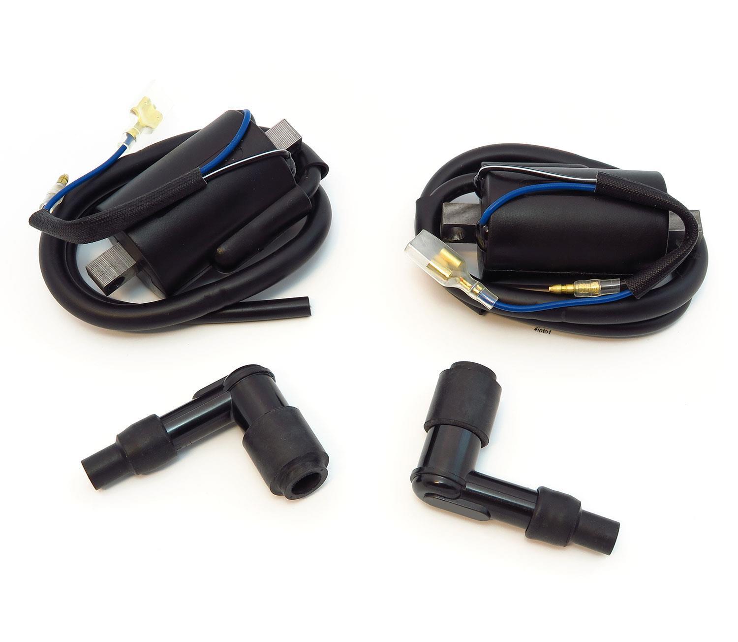 Ignition Coils and Caps - Set of 2 - Honda CB/CL/SL350 CB/CL/CJ360 Twins