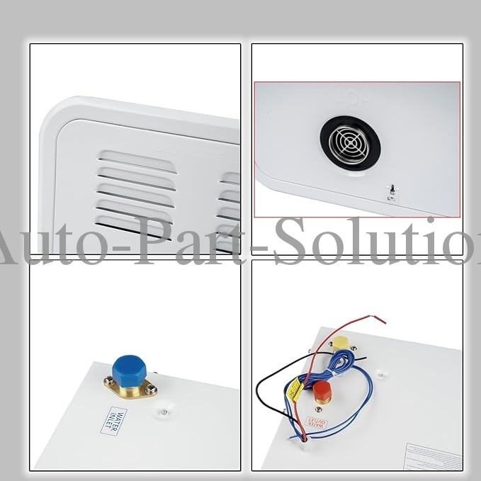 RV Tankless Water Heater Propane Gas 3.9GPM 55000BTU with Controller