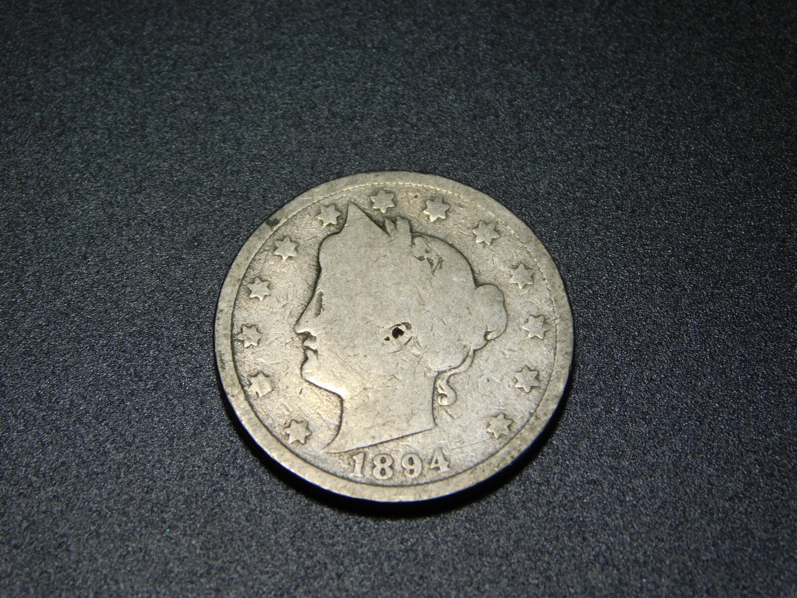 OLD US COIN 1894 LIBERTY HEAD NICKEL