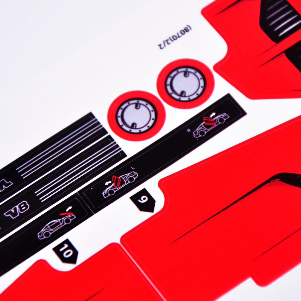 Replacement sticker for set 8070 Precut sticker