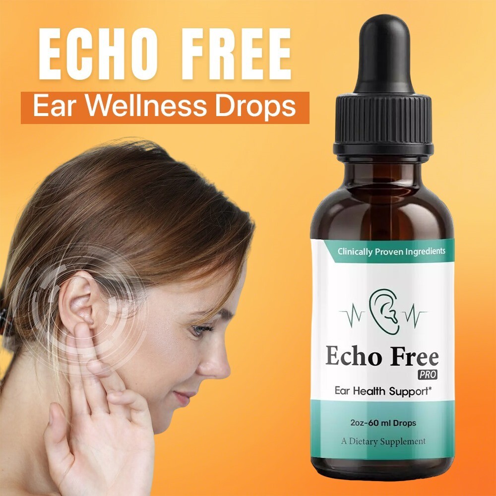 (1 Pack) Echo Free Pro Healthy Ear Support – Echo Free Pro Liquid Drops