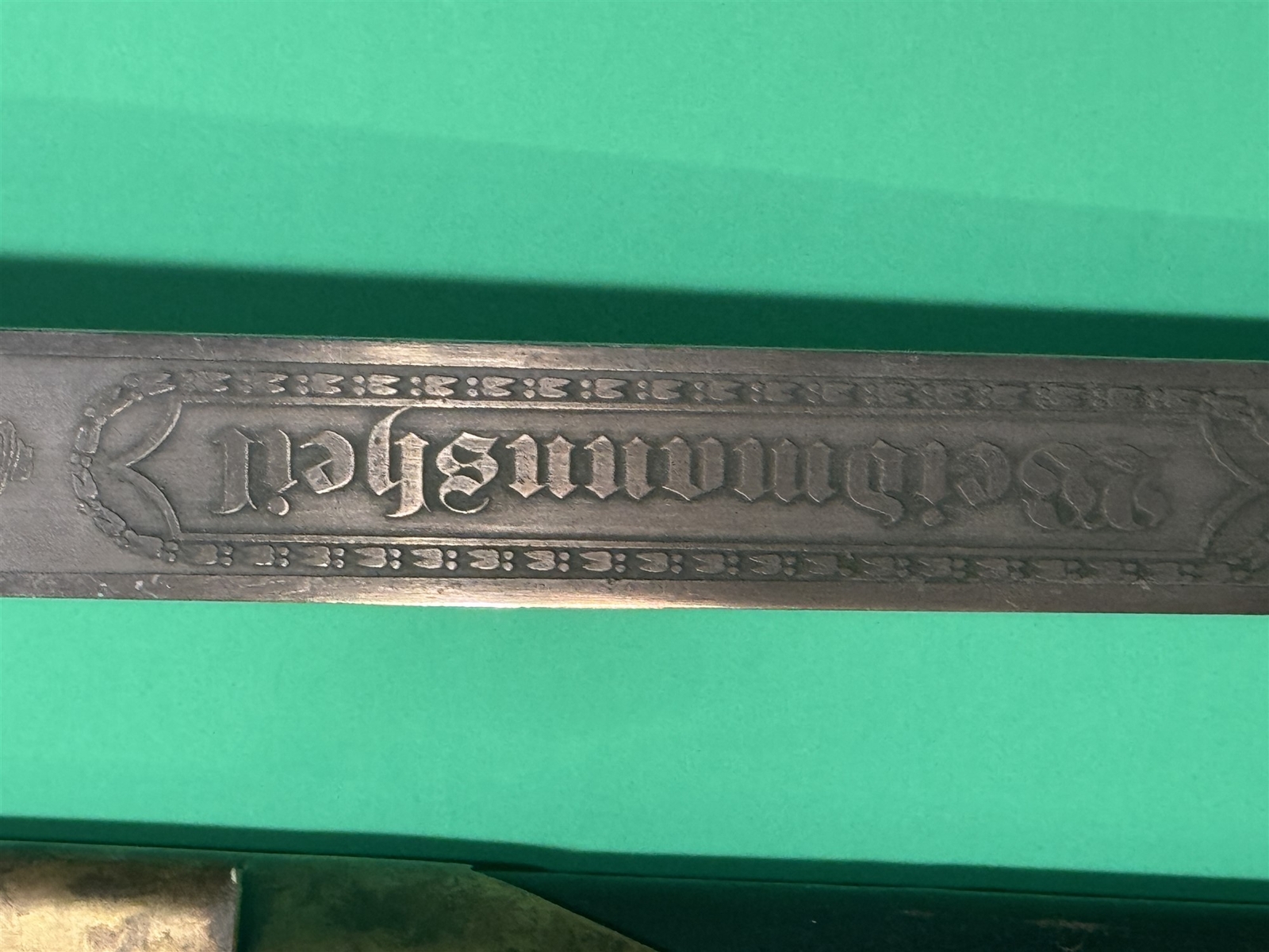 German Hunting Sword, Scabbard, Weyersberg & Co Solingen �Waidmannsheil�