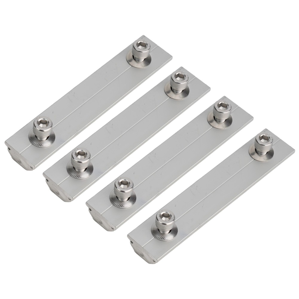 Aluminium Solar Module Rails Profile Connectors Mounting Connection Replacement