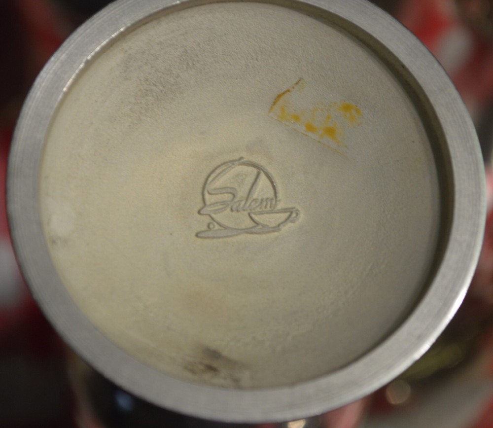 Vintage Salem Silverplated Water Goblets. 6.3/4" Tall, Mid Centruy, Made in USA