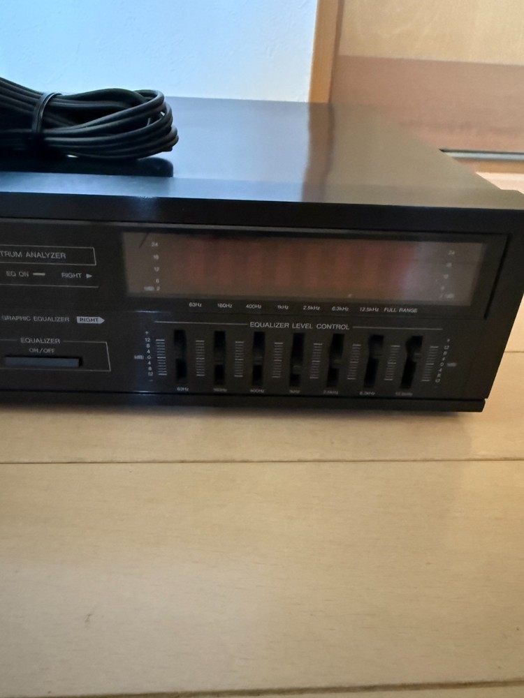 Technics SH-D5000 Stereo Graphic Equalizer Spectrum Analyzer AC 100V Used Tested