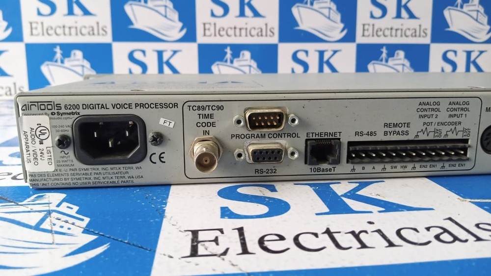 AIRTOOLS SYMETRIX 6200 DIGITAL MIC PREAMPLIFIER VOICE SPEECH PROCESSOR VOICEOVER