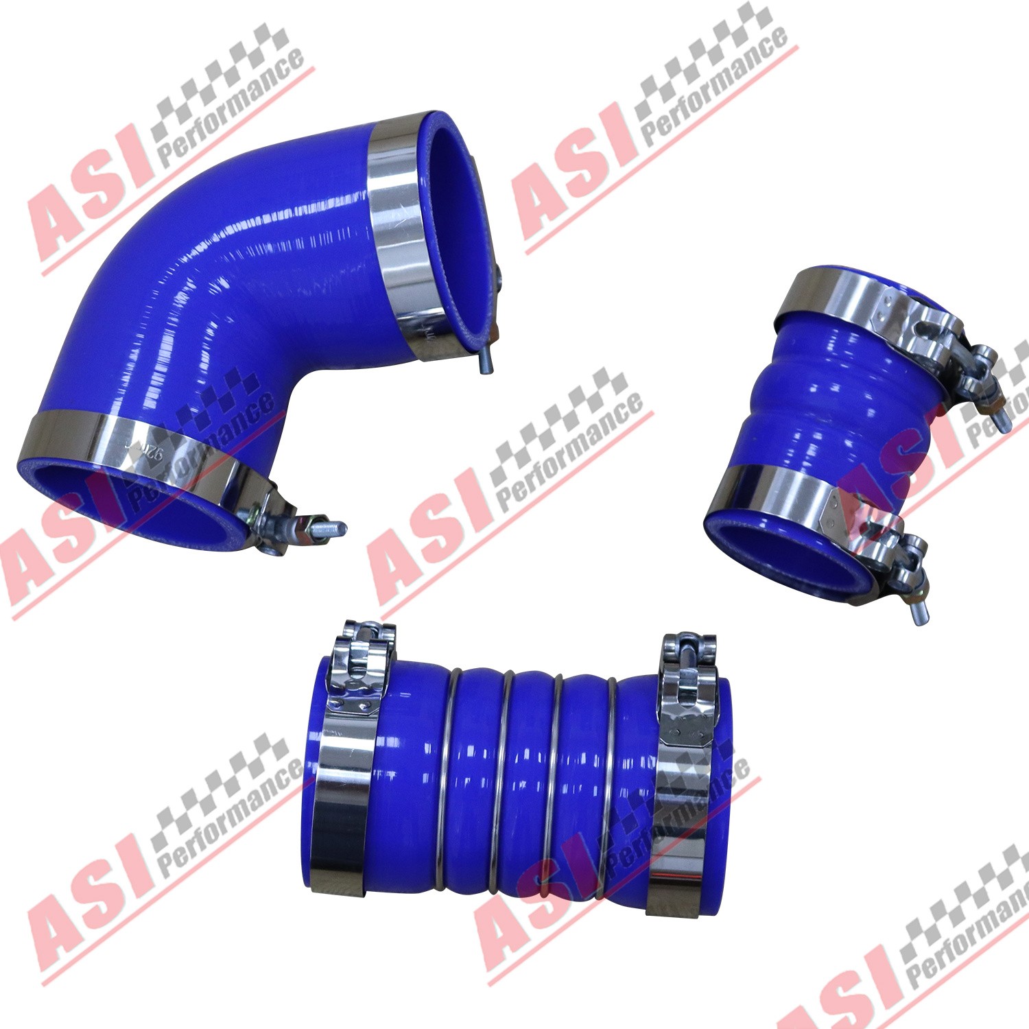 Silicone Hose W/ Stainless Clamps Kit For 2006-2010 08 GM 6.6L LBZ LMM Duramax