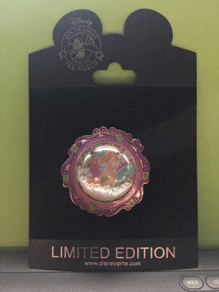 Disney Snowglobe - Tinker Bell Pin LE 250 Tinkerbell