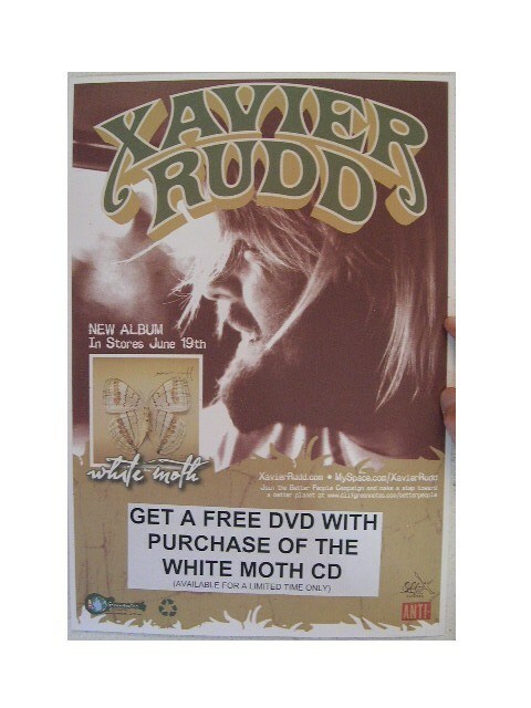 Xavier Rudd Poster White Moth