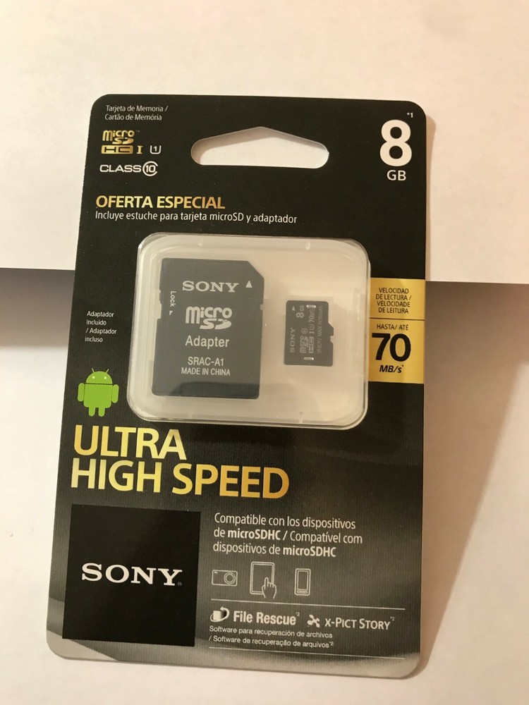 SONY ULTRA HIGH SPEED 8 GB FILE RESCUE