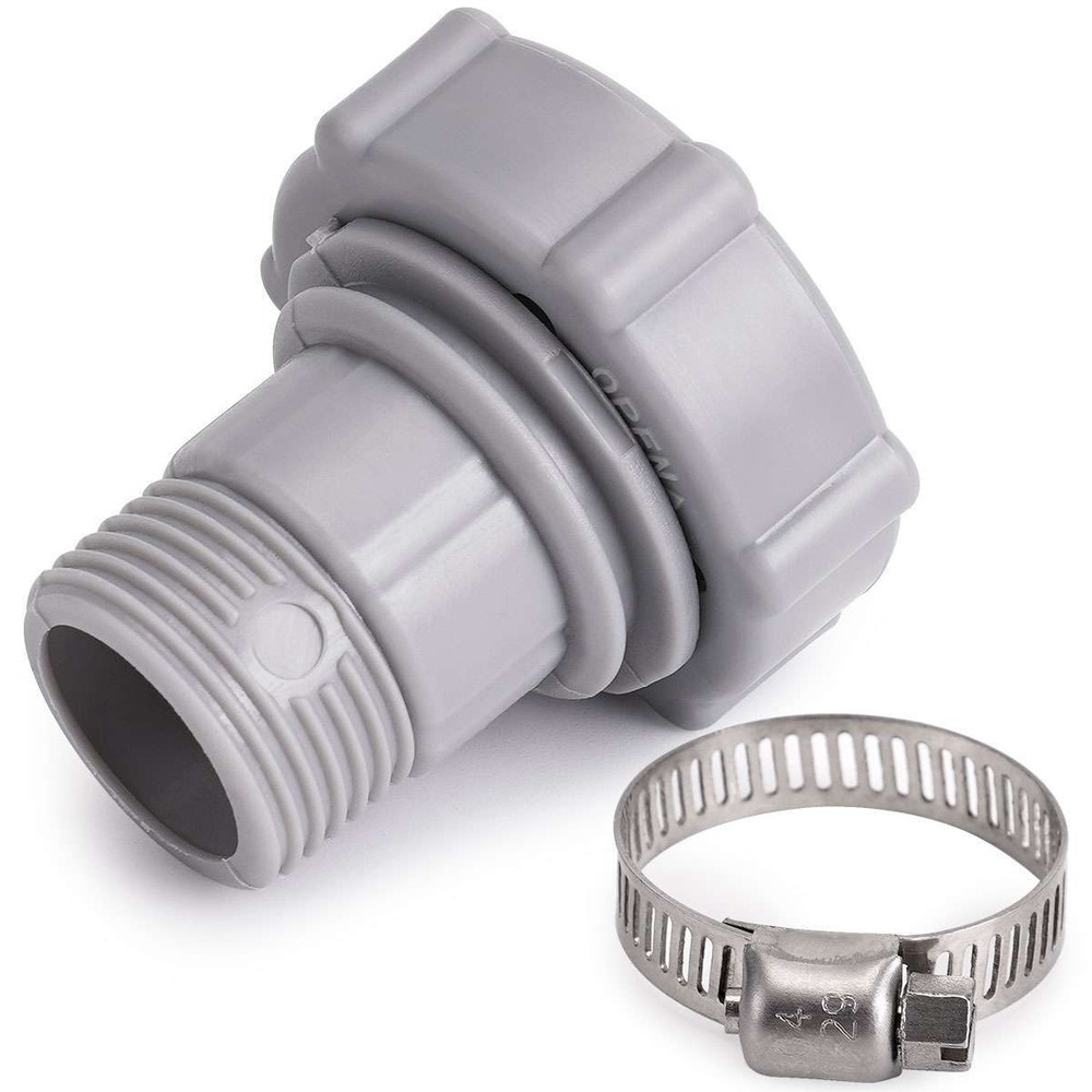 Above-ground Pool Joint Drain Connector Pipe Hose Adapter Fitting Connects
