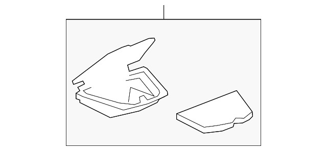 Genuine GM Storage Compartment 25922392