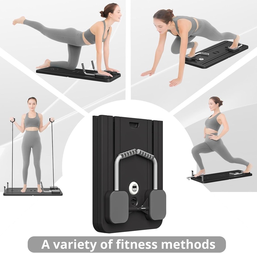 Foldable Pilates Reformer Board - Home Workout Equipment