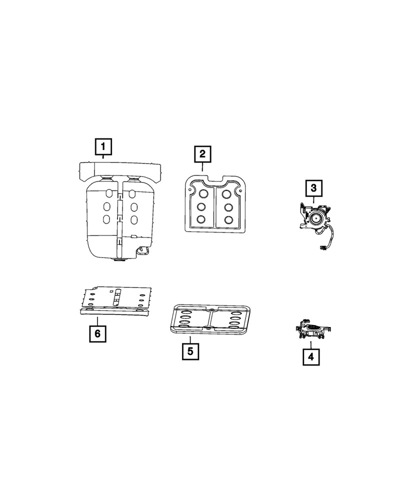 Genuine Mopar Heated Seat Element 68346552AB