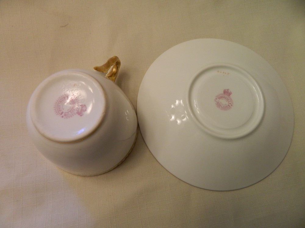 VINTAGE ADDERLEYS CUPS & SAUCERS