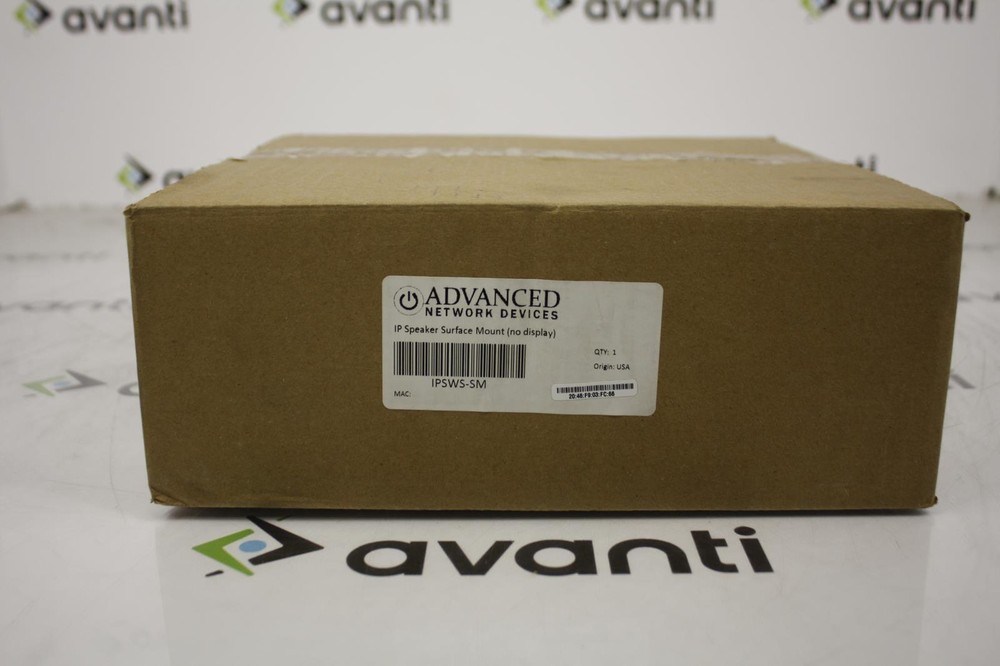 ADVANCED NETWORKS IPSWS-SM Surface-Mount IP Speaker