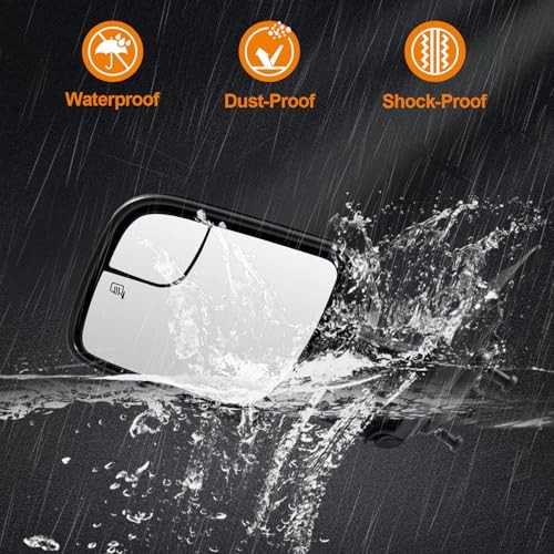 Driver Side Mirror Compatible with with Left Driver Side 7Pins 2016-2019