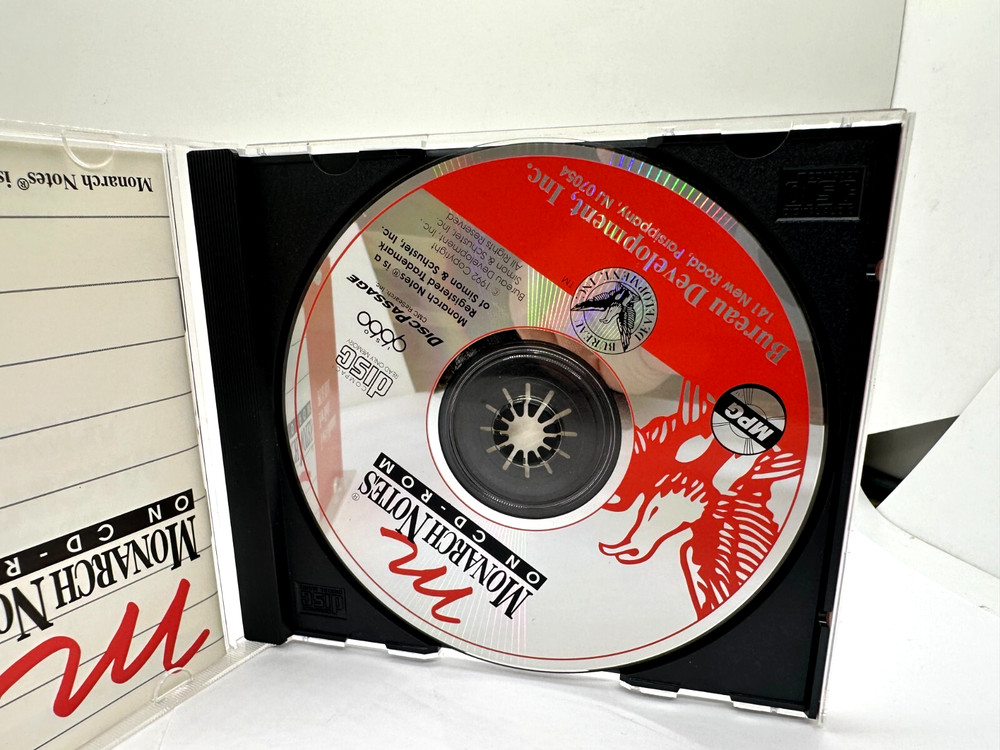 Monarch Notes on CD-Rom PC & MAC Computer Software Program - 1991