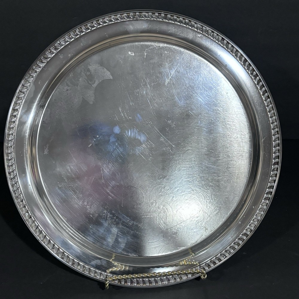 Leonard Silverplate Serving Tray