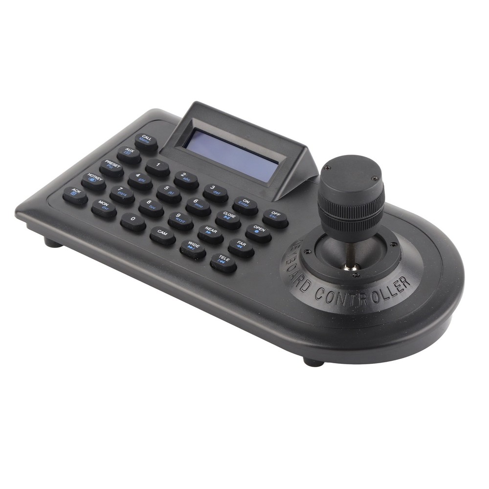Long Distance PTZ Camera Controller LCD Display Joystick For Surveillance